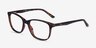 Paint Tortoise PlasticEyeglass Frames from EyeBuyDirect, Angle View