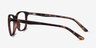 Paint Tortoise PlasticEyeglass Frames from EyeBuyDirect, Side View