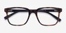 Boat Tortoise Navy PlasticEyeglass Frames from EyeBuyDirect, Closed View