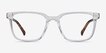 Boat Clear Tortoise PlasticEyeglass Frames from EyeBuyDirect, Front View