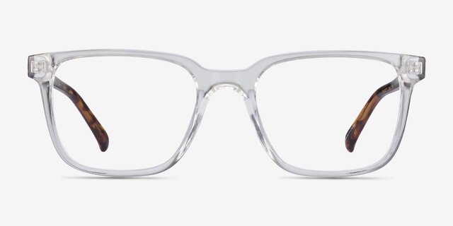 Boat Clear Tortoise PlasticEyeglass Frames from EyeBuyDirect, Front View