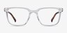 Boat Clear Tortoise PlasticEyeglass Frames from EyeBuyDirect, Front View