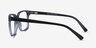 Boat Clear Blue PlasticEyeglass Frames from EyeBuyDirect, Side View