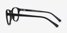 Cool Black PlasticEyeglass Frames from EyeBuyDirect, Side View