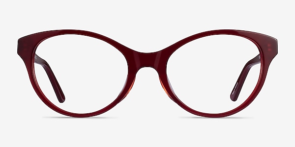 Dilly Burgundy Acetate Eyeglass Frames