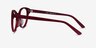 Dilly Burgundy AcetateEyeglass Frames from EyeBuyDirect, Side View