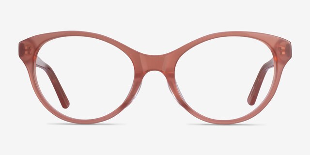 Dilly Pink AcetateEyeglass Frames from EyeBuyDirect, Front View