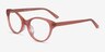 Dilly Pink AcetateEyeglass Frames from EyeBuyDirect, Angle View