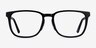 Radio Black AcetateEyeglass Frames from EyeBuyDirect, Front View