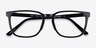 Radio Black AcetateEyeglass Frames from EyeBuyDirect, Closed View