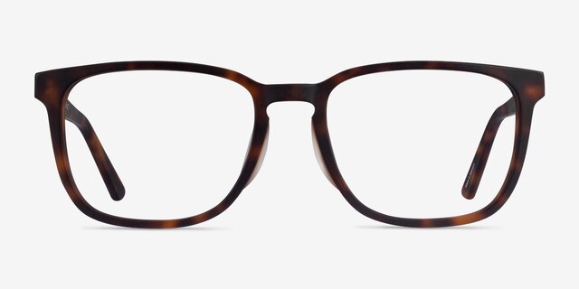 Radio Matte Tortoise AcetateEyeglass Frames from EyeBuyDirect, Front View