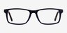Osmotic Dark Blue Tortoise AcetateEyeglass Frames from EyeBuyDirect, Front View