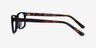 Osmotic Dark Blue Tortoise AcetateEyeglass Frames from EyeBuyDirect, Side View