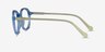 Happy Clear Blue Green AcetateEyeglass Frames from EyeBuyDirect, Side View