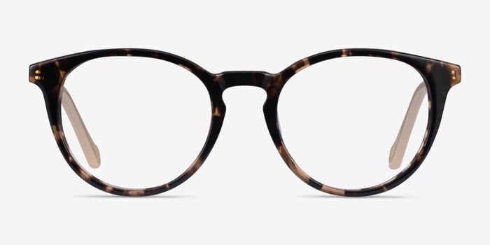 Amaze Tortoise Beige Acétate Montures de lunettes de vue d'EyeBuyDirect