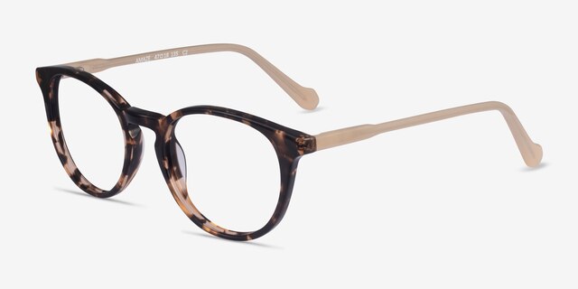 Amaze Tortoise Beige AcetateEyeglass Frames from EyeBuyDirect, Angle View