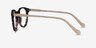 Amaze Tortoise Beige AcetateEyeglass Frames from EyeBuyDirect, Side View