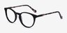 Amaze Black Tortoise AcetateEyeglass Frames from EyeBuyDirect, Angle View