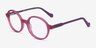 Confetti Pink Purple AcetateEyeglass Frames from EyeBuyDirect, Angle View