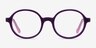 Confetti Purple Pink AcetateEyeglass Frames from EyeBuyDirect, Front View