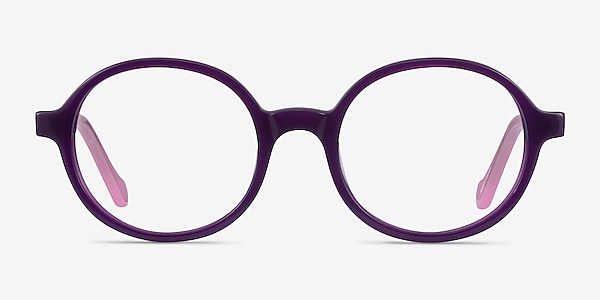 Confetti Purple Pink Acetate Eyeglass Frames