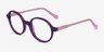 Confetti Purple Pink AcetateEyeglass Frames from EyeBuyDirect, Angle View