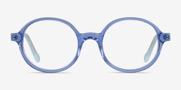 Confetti Clear Blue Acetate Eyeglass Frames