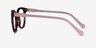 Popcorn Tortoise Pink AcetateEyeglass Frames from EyeBuyDirect, Side View