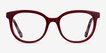 Popcorn Red Floral AcetateEyeglass Frames from EyeBuyDirect, Front View