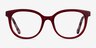 Popcorn Red Floral AcetateEyeglass Frames from EyeBuyDirect, Front View