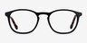 Skate Black Tortoise AcétateMontures de lunettes de vue d'EyeBuyDirect, Vue de Face
