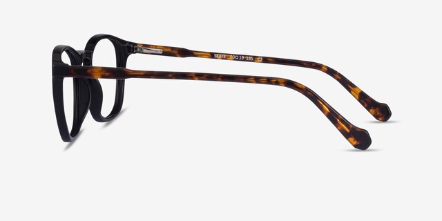 Skate Black Tortoise AcétateMontures de lunettes de vue d'EyeBuyDirect, Vue de Côté
