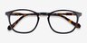 Skate Black Tortoise AcétateMontures de lunettes de vue d'EyeBuyDirect, Vue Rapprochée