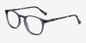 Skate Clear Gray Tortoise AcetateEyeglass Frames from EyeBuyDirect, Angle View