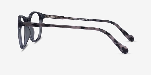 Skate Clear Gray Tortoise AcetateEyeglass Frames from EyeBuyDirect, Side View