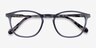 Skate Clear Gray Tortoise AcetateEyeglass Frames from EyeBuyDirect, Closed View