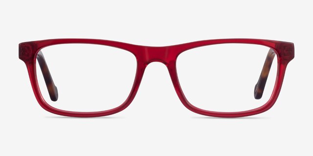 Scuba Red Tortoise AcetateEyeglass Frames from EyeBuyDirect, Front View