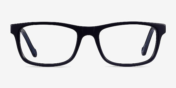 Scuba Dark Purple Clear Blue Acetate Eyeglass Frames