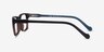 Scuba Brown Blue AcetateEyeglass Frames from EyeBuyDirect, Side View