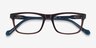 Scuba Brown Blue AcetateEyeglass Frames from EyeBuyDirect, Closed View