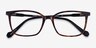 Travel Tortoise Black AcetateEyeglass Frames from EyeBuyDirect, Closed View