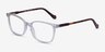 Travel Clear Tortoise AcetateEyeglass Frames from EyeBuyDirect, Angle View