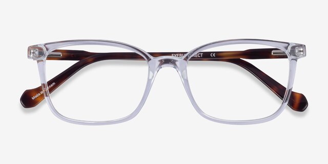 Travel Clear Tortoise AcetateEyeglass Frames from EyeBuyDirect, Closed View