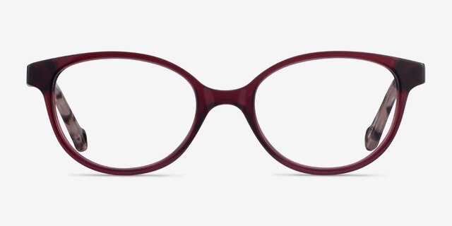 Grenadine Mulberry Tortoise AcetateEyeglass Frames from EyeBuyDirect, Front View