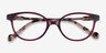Grenadine Mulberry Tortoise AcetateEyeglass Frames from EyeBuyDirect, Closed View