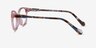 Grenadine Clear Pink Floral AcetateEyeglass Frames from EyeBuyDirect, Side View