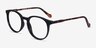Saturn Black Tortoise AcetateEyeglass Frames from EyeBuyDirect, Angle View