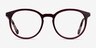Saturn Mulberry Tortoise AcetateEyeglass Frames from EyeBuyDirect, Front View
