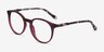 Saturn Mulberry Tortoise AcetateEyeglass Frames from EyeBuyDirect, Angle View