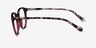 Saturn Mulberry Tortoise AcetateEyeglass Frames from EyeBuyDirect, Side View